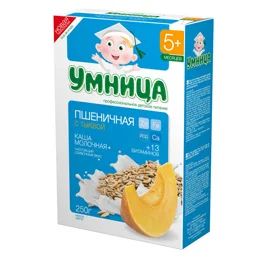 Лот: 8041148. Фото: 1. Каша молочная пшеничная с тыквой... Детское питание