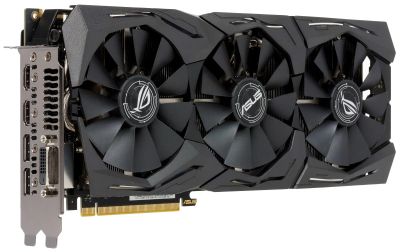 Лот: 17162601. Фото: 1. ASUS GeForce GTX 1080 Ti Strix... Видеокарты
