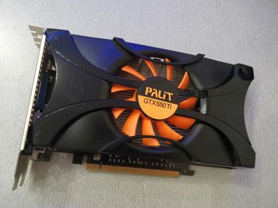 Лот: 15472930. Фото: 1. Видеокарта palit GTX 550Ti. Видеокарты