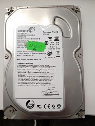Лот: 11124356. Фото: 1. Жесткий диск Seagate Barracuda... Жёсткие диски (HDD)