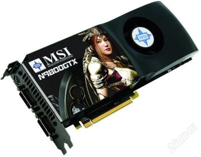 Лот: 1398948. Фото: 1. Видеокарта MSI N9800gtx 512Mb... Видеокарты