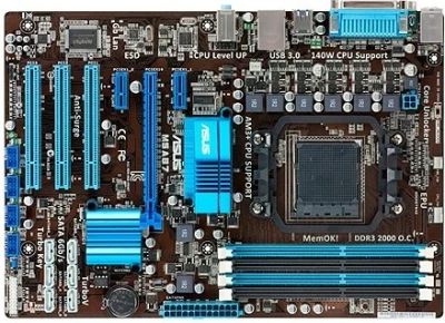 Лот: 4612317. Фото: 1. ASUS M5A87 AM3+. Материнские платы