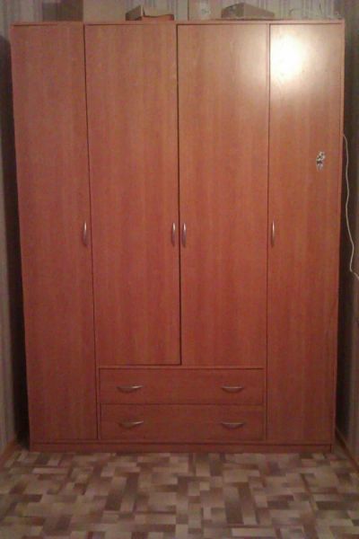 Лот: 6146945. Фото: 1. Шкаф 4створч -торг- 230х170х52см. Шкафы, шкафы-купе
