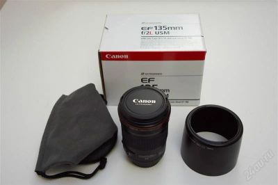 Лот: 2365984. Фото: 1. Canon EF 135mm f/2L USM - у 15... Объективы