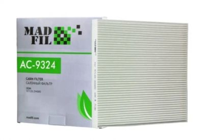 Лот: 16894498. Фото: 1. Фильтр салона Madfil AC-9324. Расходные материалы