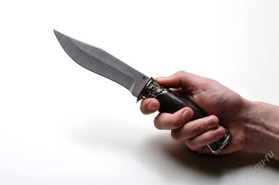 Лот: 1437602. Фото: 1. Нож "Узбек" дамасская сталь худ... Ножи, топоры