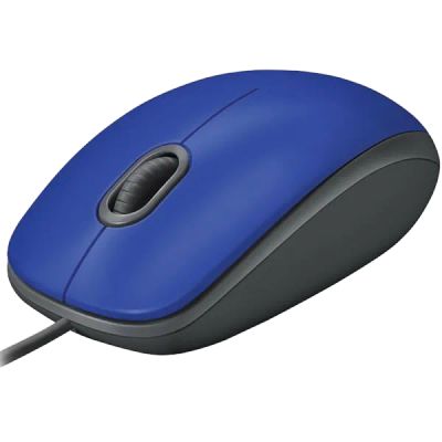 Лот: 22220974. Фото: 1. Мышь Logitech M110, сине-черная. Клавиатуры и мыши
