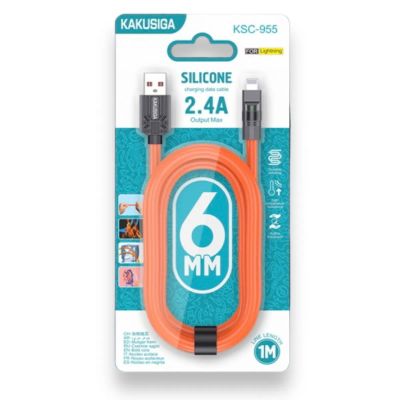 Лот: 22143890. Фото: 1. КАБЕЛЬ KAKUSIGA LIGHTNING KSC-955... Дата-кабели, переходники