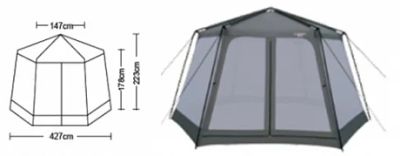 Лот: 6105537. Фото: 1. Тент , шатер Campack-tent G-3601W... Палатки, тенты