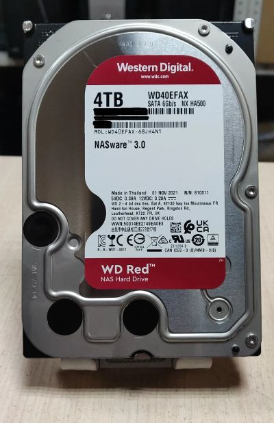 Лот: 21005875. Фото: 1. HDD 4000Gb/WD RED /SATA3/3,5... Жёсткие диски (HDD)
