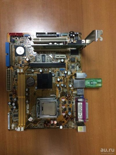 Лот: 8189935. Фото: 1. Asus P5SD2-VM (2 PCI, 1 PCI-E... Материнские платы