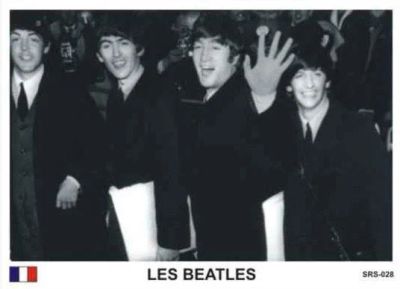 Лот: 10654646. Фото: 1. Beatles коллекционная карточка... Наклейки, фантики, вкладыши