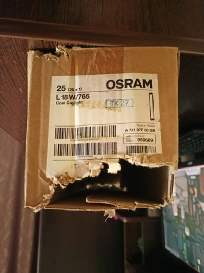 Лот: 18621848. Фото: 1. Osram лампы L18W/765 11шт новые. Лампочки