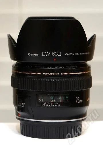 Лот: 397336. Фото: 1. Canon EF 28 mm F/1.8 USM. Светофильтры