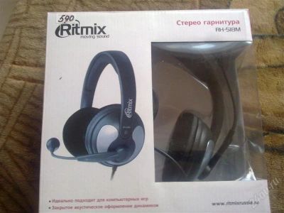 Лот: 2293061. Фото: 1. гарнитура(наушники) RITMIX RH-518M. Другое (комплектующие)