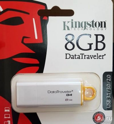 Лот: 13599598. Фото: 1. Kingston, 8gb, флеш карта. USB-флеш карты