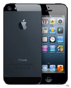 Лот: 7394215. Фото: 1. Apple iPhone 5 16gb Black. Смартфоны
