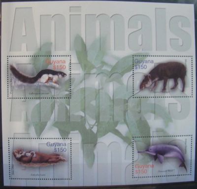 Лот: 10456157. Фото: 1. Гайана 2003 пс мл MNH. Марки