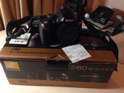 Лот: 3197280. Фото: 1. nikon d60 body. Цифровые зеркальные