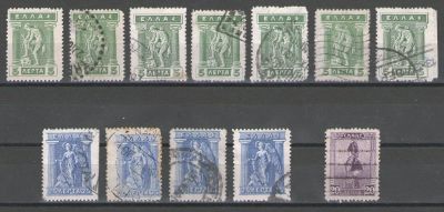 Лот: 15305022. Фото: 1. 1911-1921 гг. Греция. Лот марок... Марки