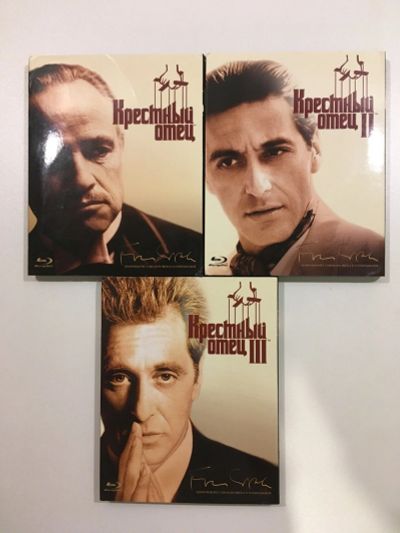 Лот: 12815885. Фото: 1. Крестный отец Blu Ray лицензия. Видеозаписи, фильмы