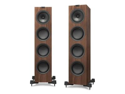 Лот: 21361318. Фото: 1. Напольная акустика KEF Q750 walnut. Активные акустические системы