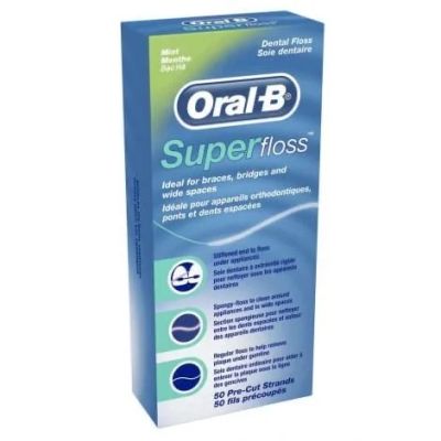 Лот: 15328461. Фото: 1. Зубная нить Oral-B Super Floss. Уход за полостью рта