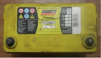 Лот: 3737795. Фото: 1. Продам аккумулятор Optima. Аккумуляторы