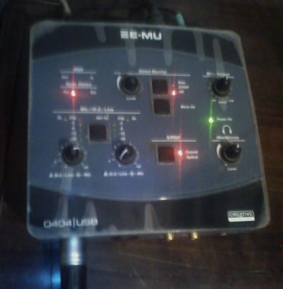 Лот: 3215959. Фото: 1. Продаам Звуковую карту E-MU 0404... Микшеры, предусилители, микрофонные эффекты