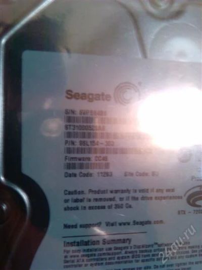 Лот: 1383144. Фото: 1. Жесткий диск 1TB 1024GB Seagate... Жёсткие диски (HDD)