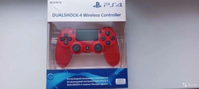 Лот: 17064967. Фото: 1. Геймпад dualshock 4 v2 (ds4) Красный... Рули, джойстики