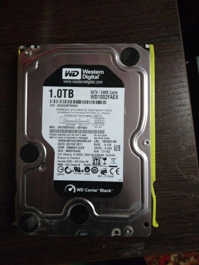 Лот: 14729840. Фото: 1. Жесткий диск WD Black. Жёсткие диски (HDD)