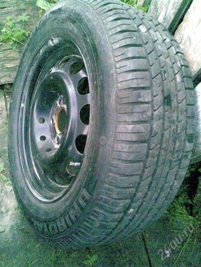 Лот: 923546. Фото: 1. Колесо с диском R16 225/60 97V... Шины на дисках
