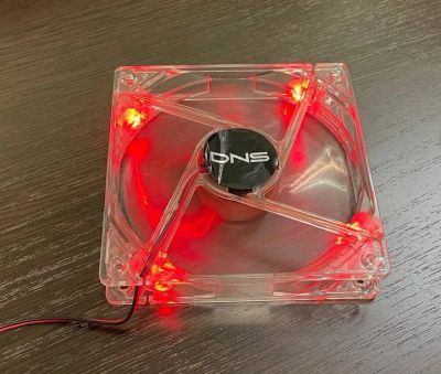 Лот: 21513129. Фото: 1. LED (красный) вентилятор (кулер... Системы охлаждения