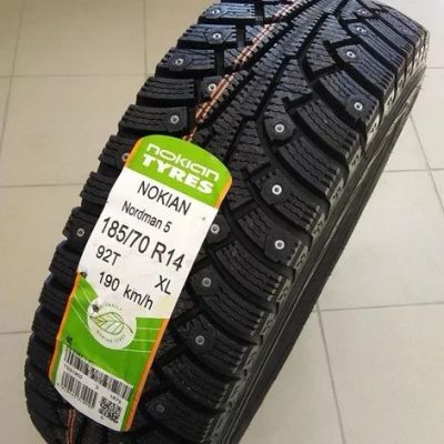 Лот: 14550641. Фото: 1. Шины Nokian Nordman 5 185/70 R14... Шины