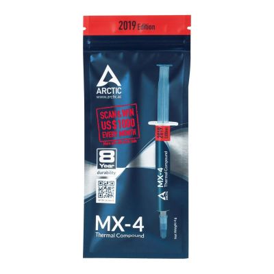 Лот: 24948835. Фото: 1. Термопаста Arctic MX-4 (4г, шприц... Системы охлаждения