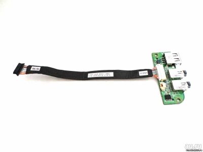 Лот: 8708475. Фото: 1. Плата USB и AUDIO разъемов для... Платы расширения, контроллеры, доп. порты