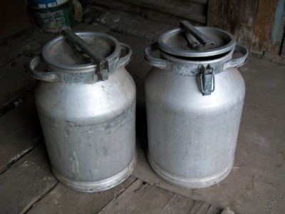 Лот: 7623550. Фото: 1. Фляги алюминиевые 40 л. 2 шт... Баки, ёмкости