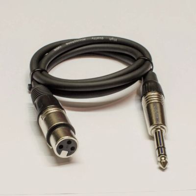Лот: 4096263. Фото: 1. Кабель коммутационный XLRf - JACKs. Другое (профессиональный звук)