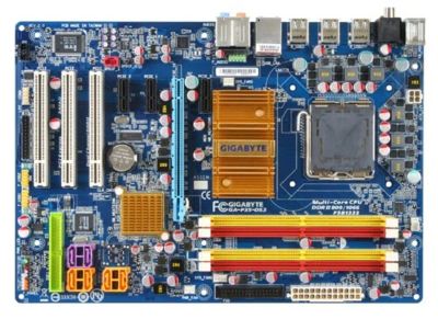 Лот: 4308363. Фото: 1. Gigabyte GA-P35-DS3. Материнские платы