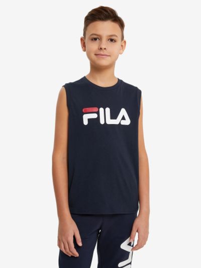 Лот: 22404251. Фото: 1. Майка для мальчиков FILA, Синий. Топы, майки