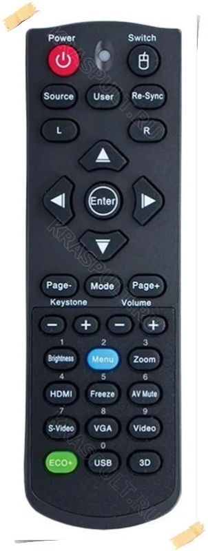 Лот: 11164232. Фото: 1. Пульт для проектора Optoma H100... Пульты ДУ