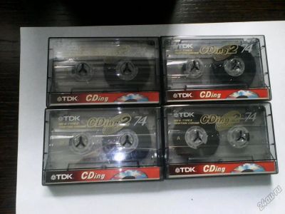 Лот: 5856196. Фото: 1. 3 кассеты TDK (chrome 74 min). Аудиозаписи