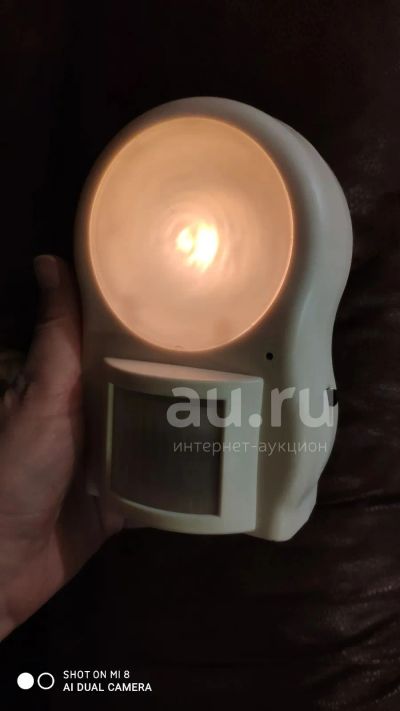 Лот: 25433285. Фото: 1. Светильник с датчиком движения... Настольные лампы и светильники
