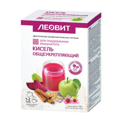 Лот: 23983232. Фото: 1. Леовит кисель общеукрепляющий... Медицинские товары