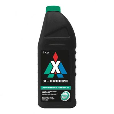 Лот: 16122886. Фото: 1. X-FREEZE green Антифриз зеленый... Масла, жидкости