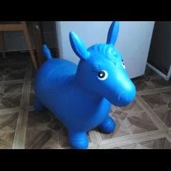 Лот: 5419066. Фото: 1. ослик надувной прыгучий. Другое (игрушки)
