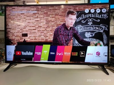Лот: 18819779. Фото: 1. smart tv LG 49UK6200PLA. Телевизоры