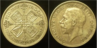 Лот: 12250358. Фото: 1. 3 серебряные монеты пол кроны... Великобритания и острова