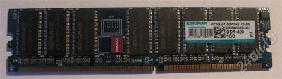 Лот: 703759. Фото: 1. 1Gb Kingmax DDR400 PC3200 (новая... Оперативная память